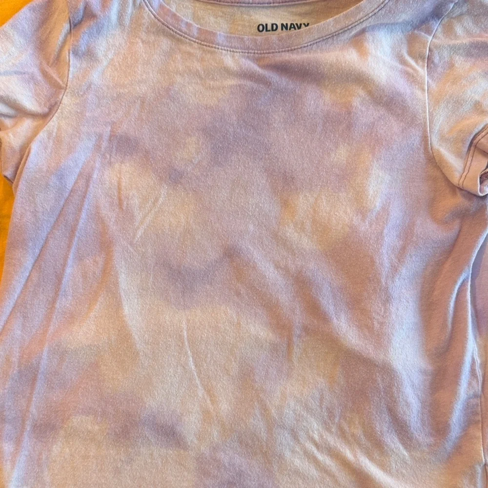 Old Navy Kids Tie-Dye Tees - Orange and Lavender